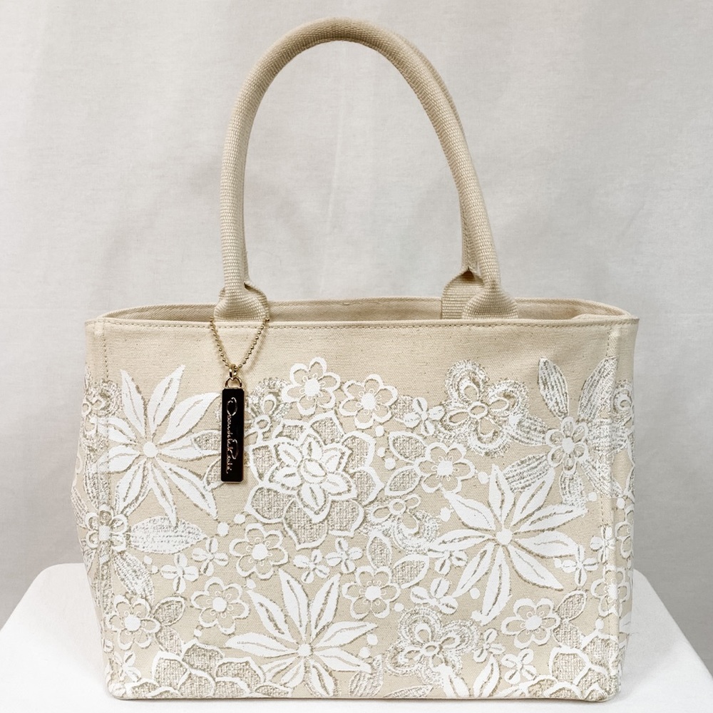 Oscar de la Renta Canvas Tote
